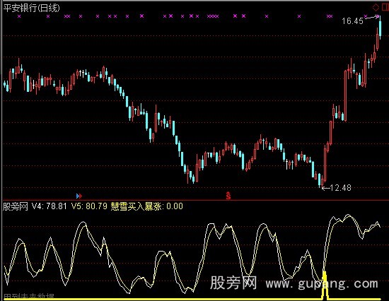 通达信慧雪买入暴涨指标公式