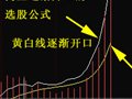 MACD黄白线向上开口的选股公式